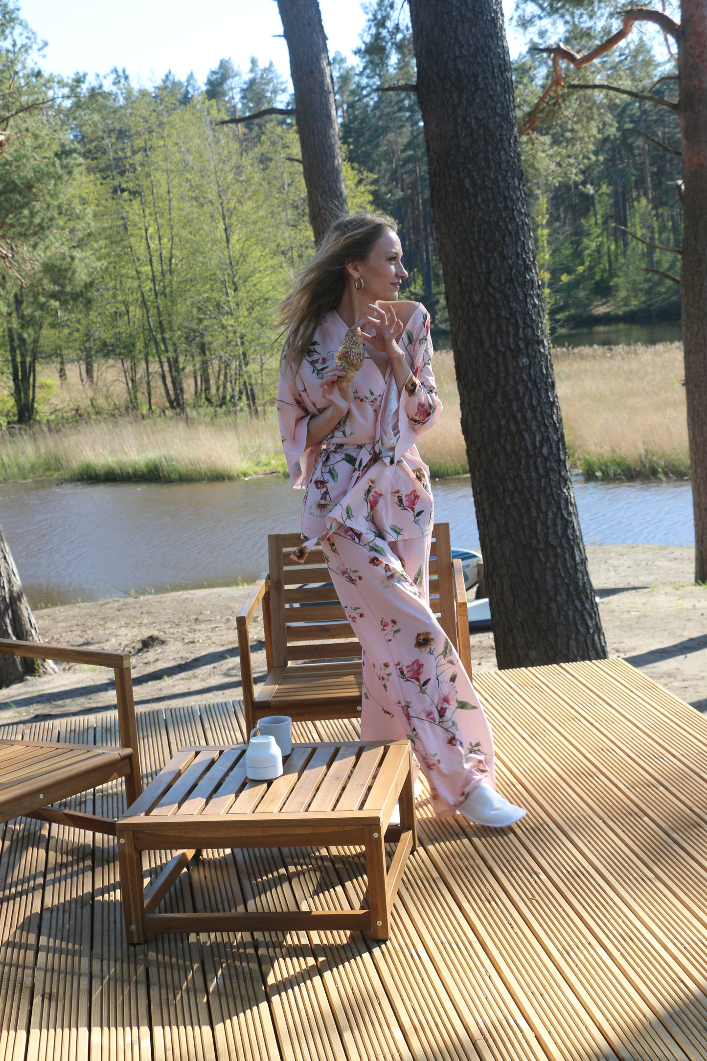 "Pink Bloom" Lounge-to-Street Set – Limited Edition
